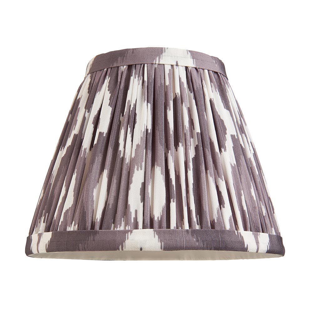 Ikat Tapered Shade - Pearl Grey -16cm