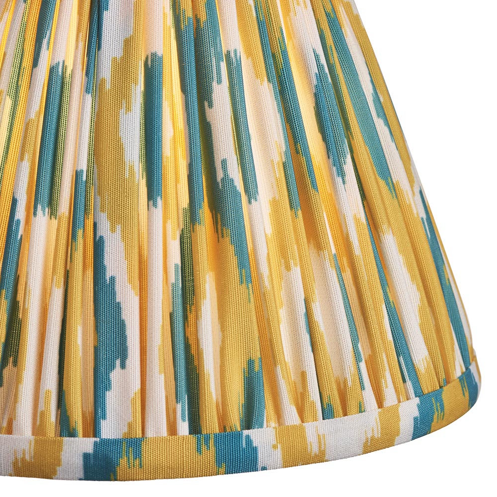 Ikat Tapered Shade - Yellow Jade -16cm