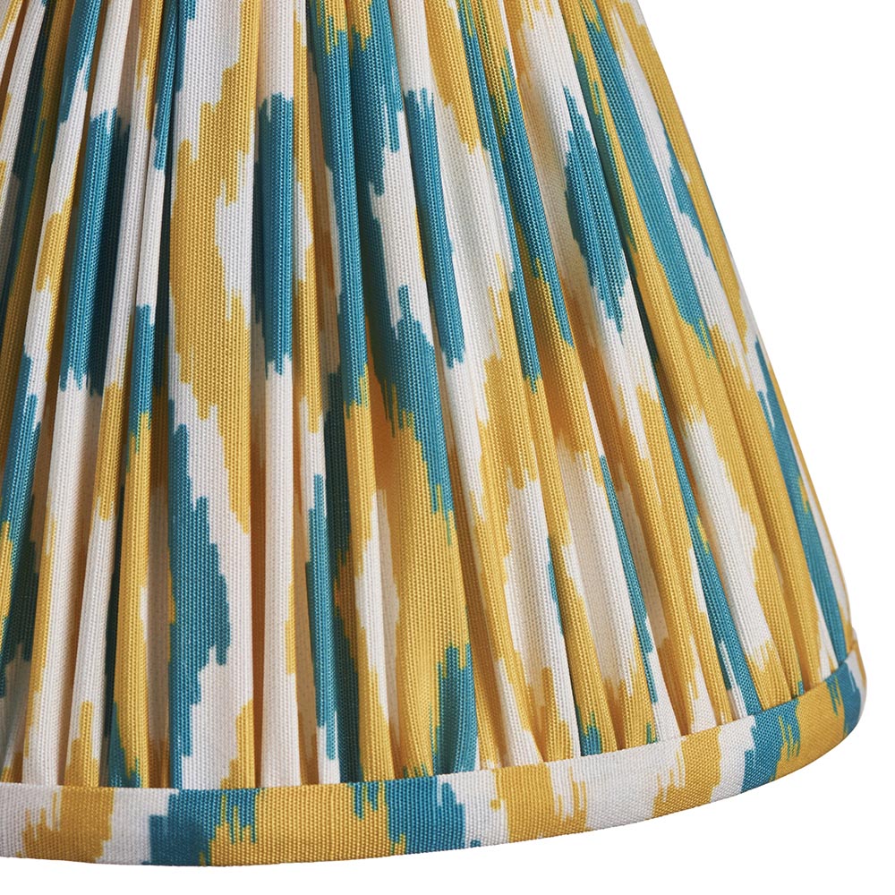 Ikat Tapered Shade - Yellow Jade -16cm