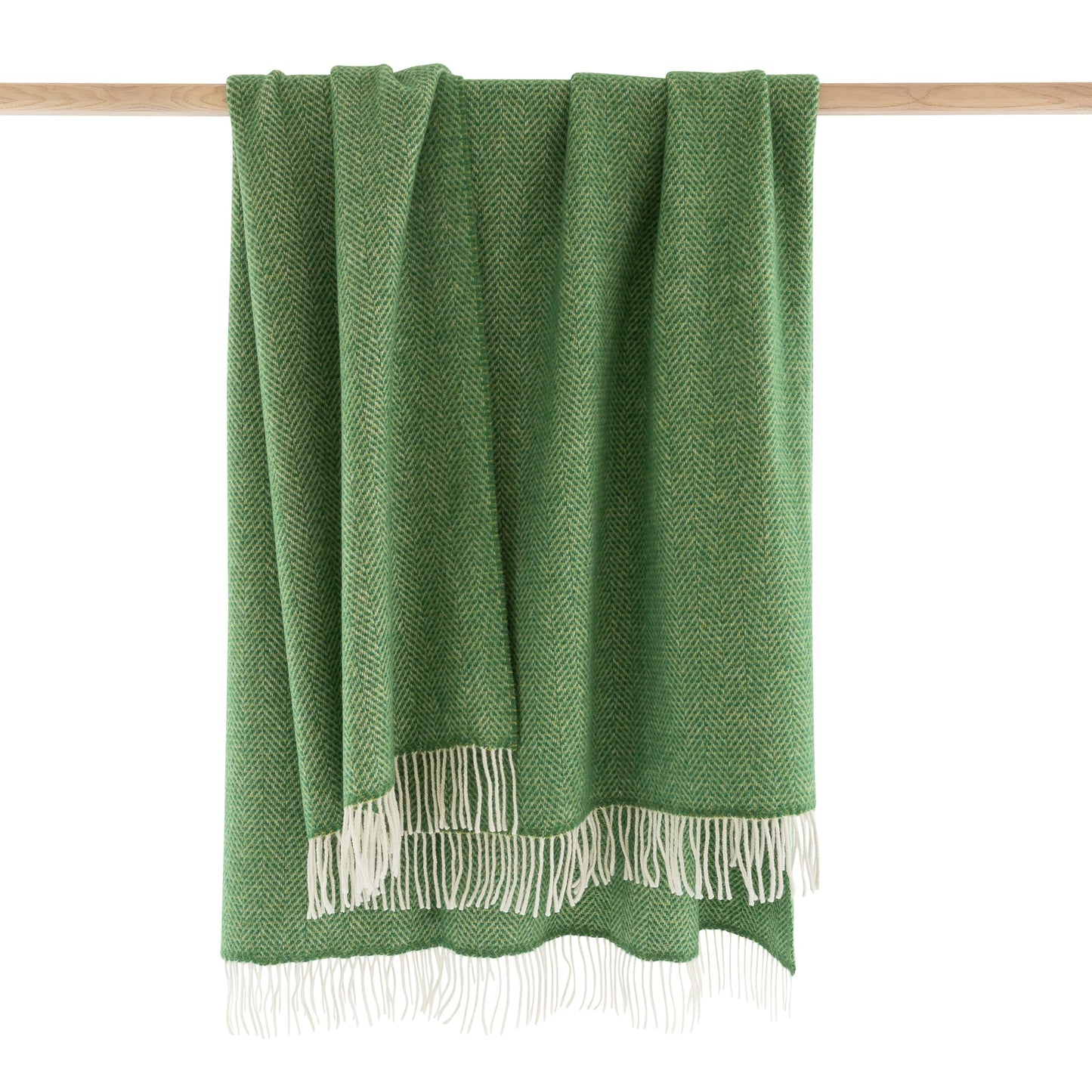 Cashmere Herringbone Couch Throw