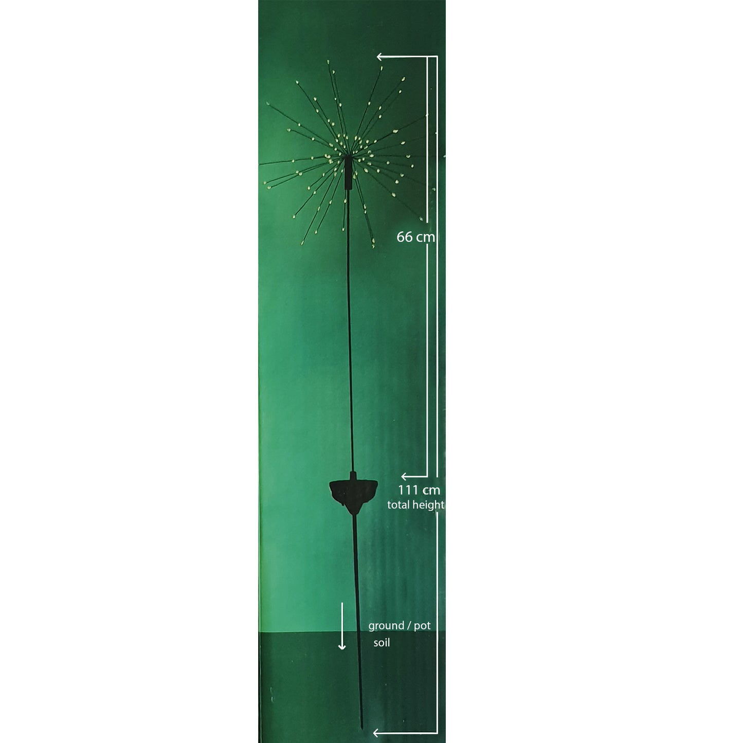 Solar Starburst 60 LED Light - by LightStyle London