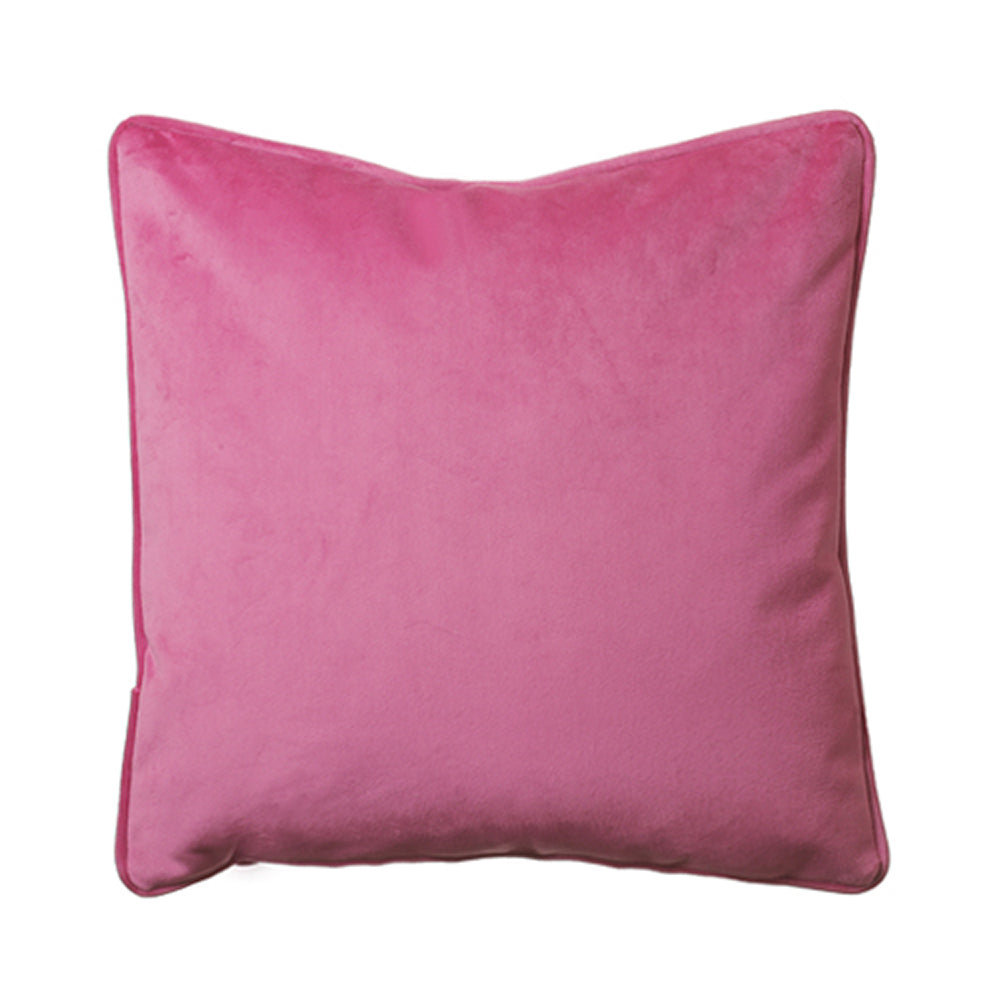 Cushion - Hudson Pink Velour -43x43cm