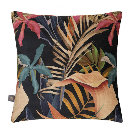Cushion - Fia Navy/Pink - 43x43cm