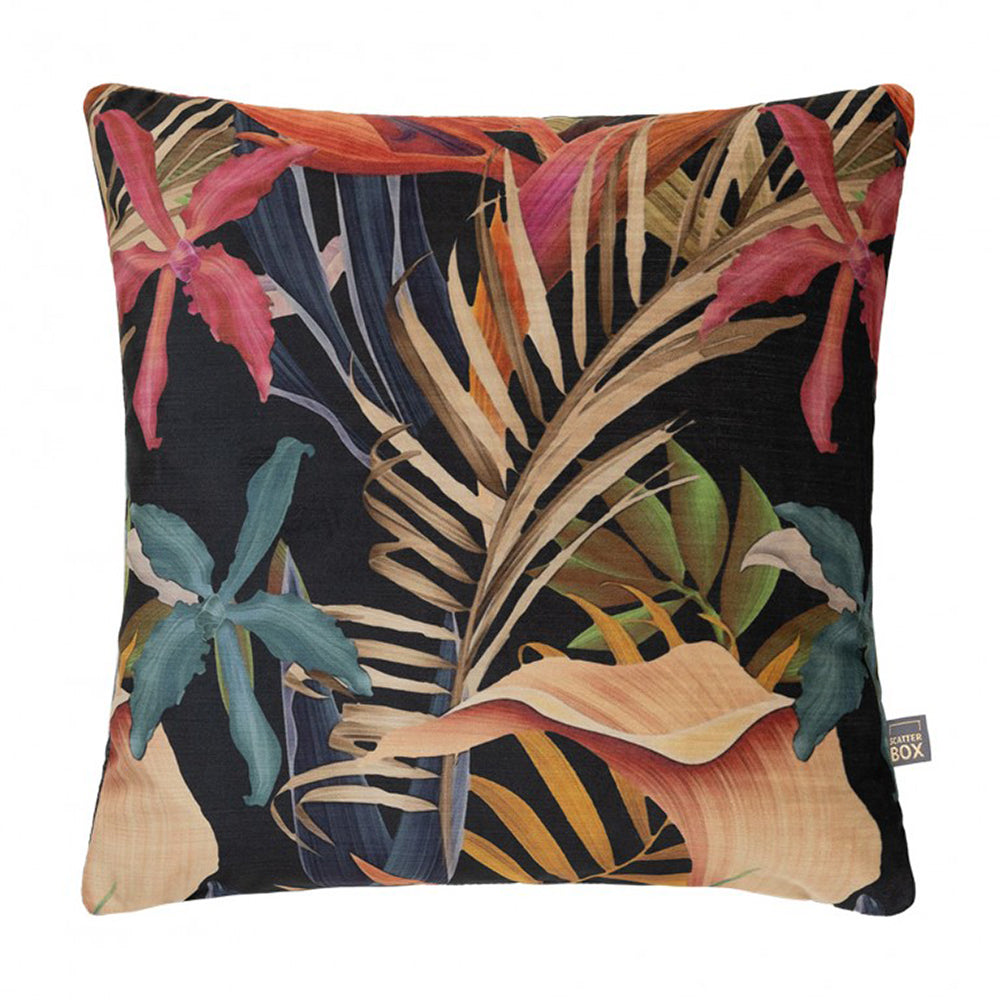 Cushion - Fia Navy/Pink - 43x43cm