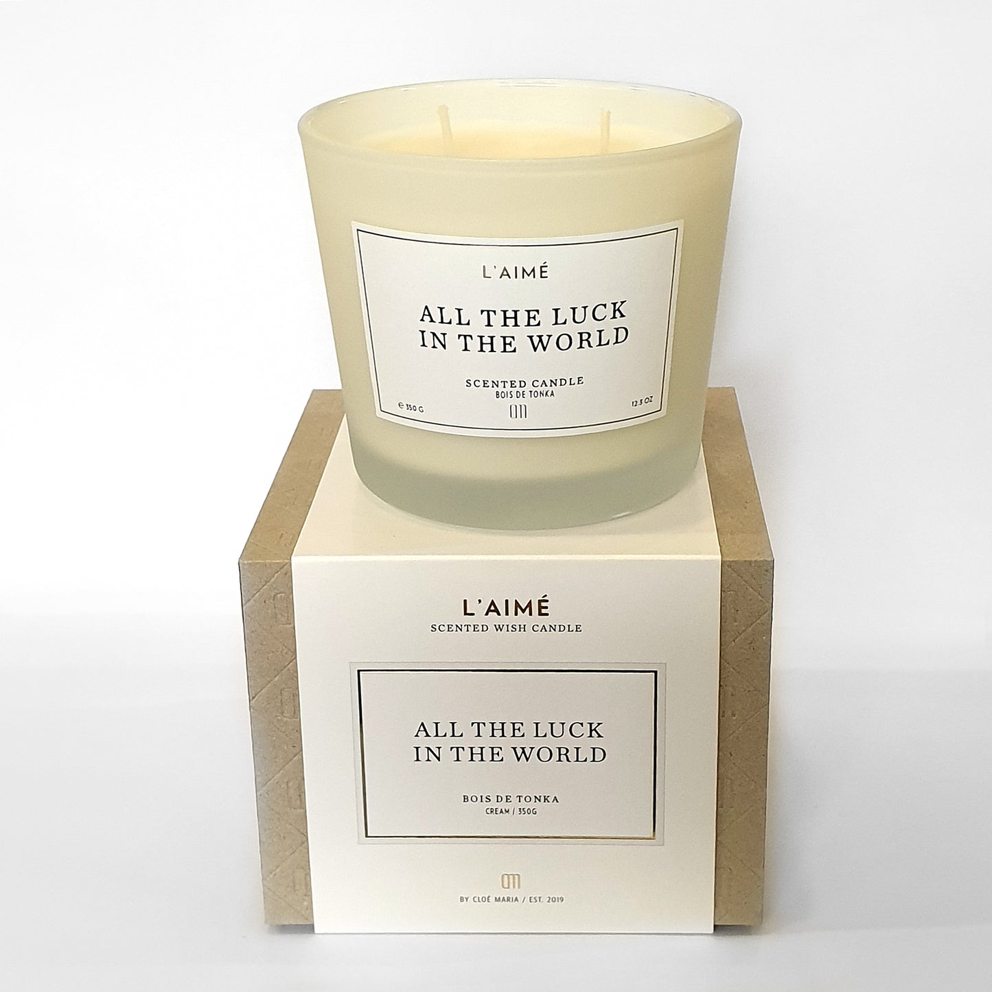 Scented Candle - "All The Luck In The World"