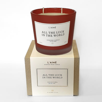 Scented Candle - "All The Luck In The World"