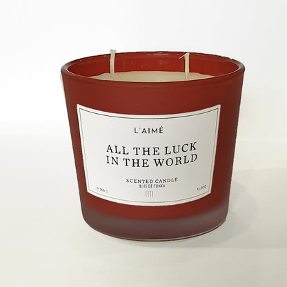 Scented Candle - "All The Luck In The World"