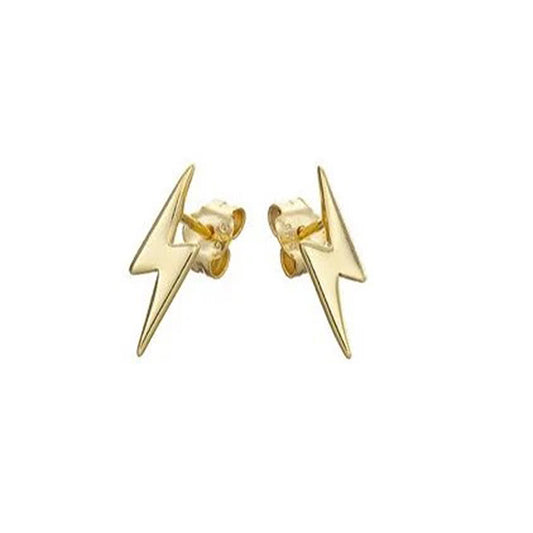 MK - Gold Flash Stud Earrings