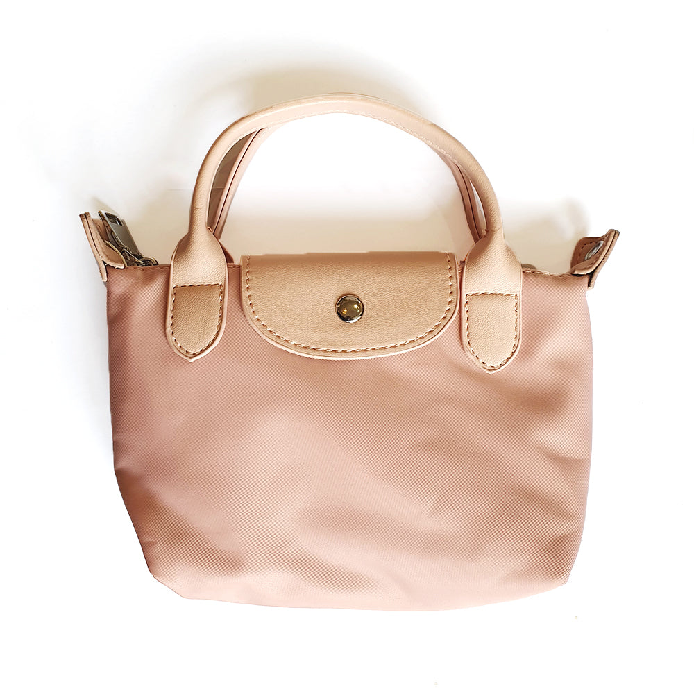 Nylon Mini Phone Crossbody Bag - Pink