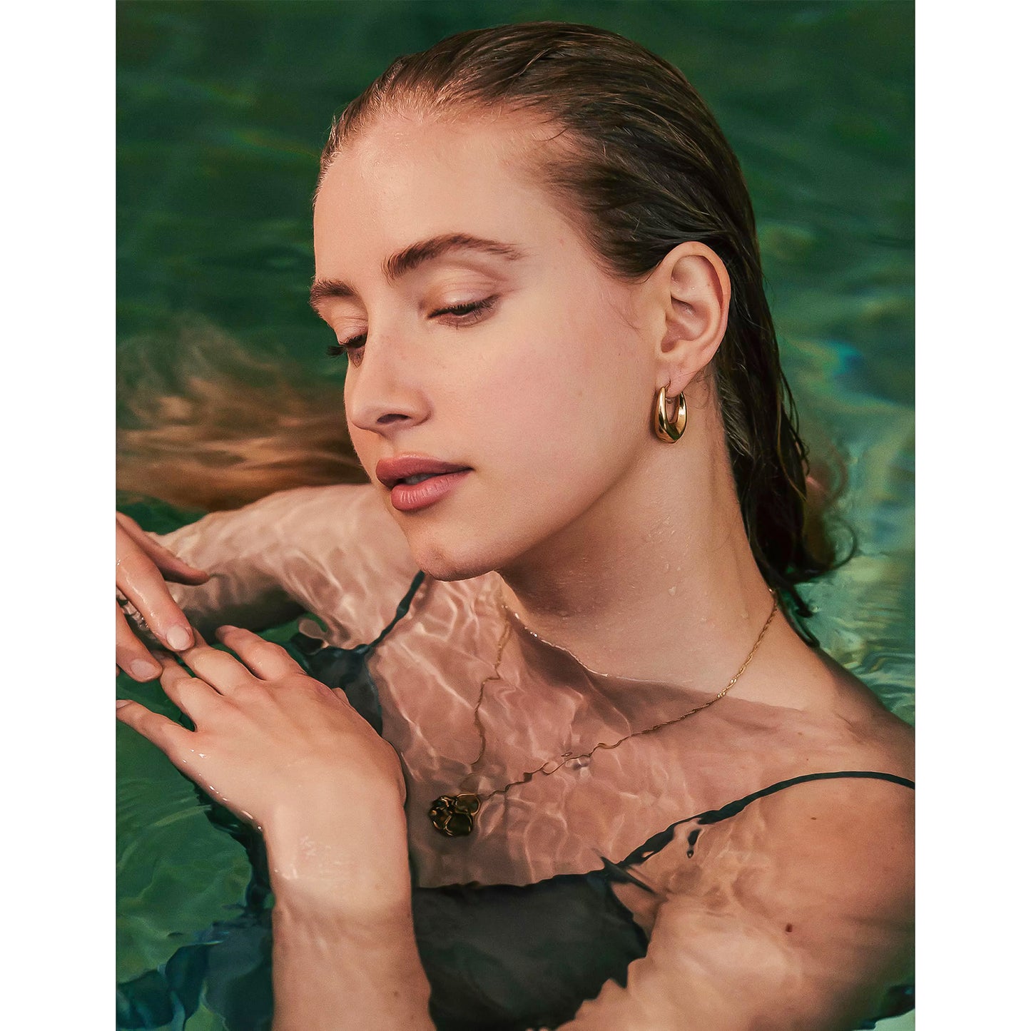 Water hoop earrings - Pamela Collection by Louise Damas