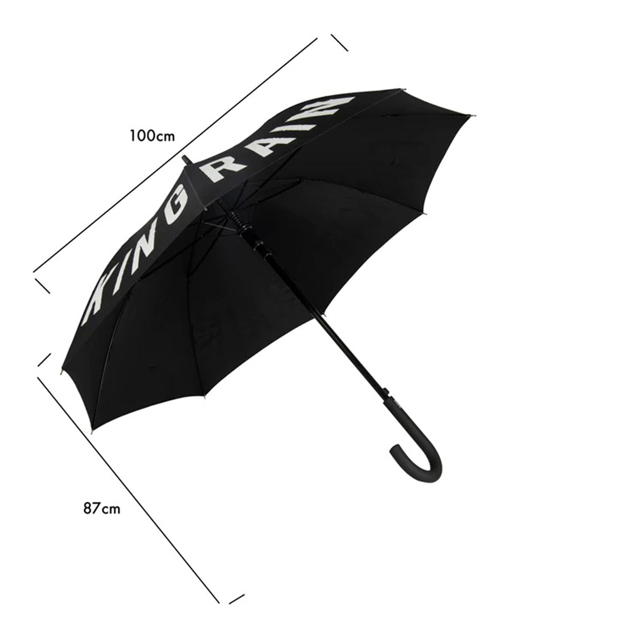 "F*cking Rain" Black Umbrella