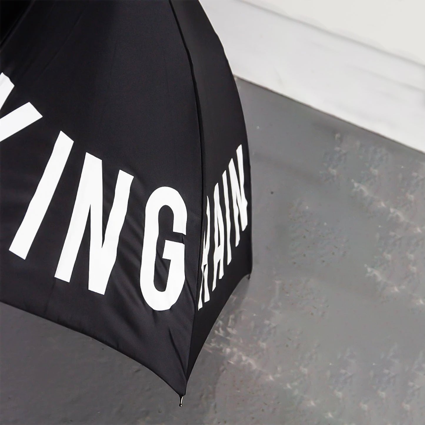 "F*cking Rain" Black Umbrella