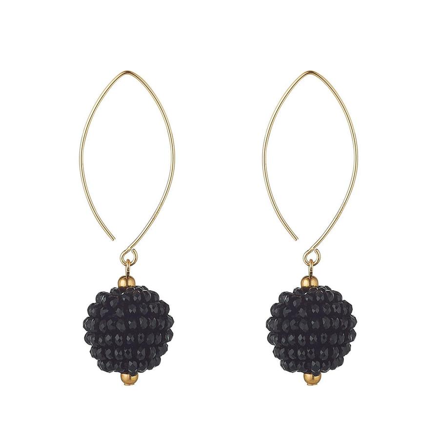 Gold Filled Small Cluster Oval Open Earrings by MoMuse