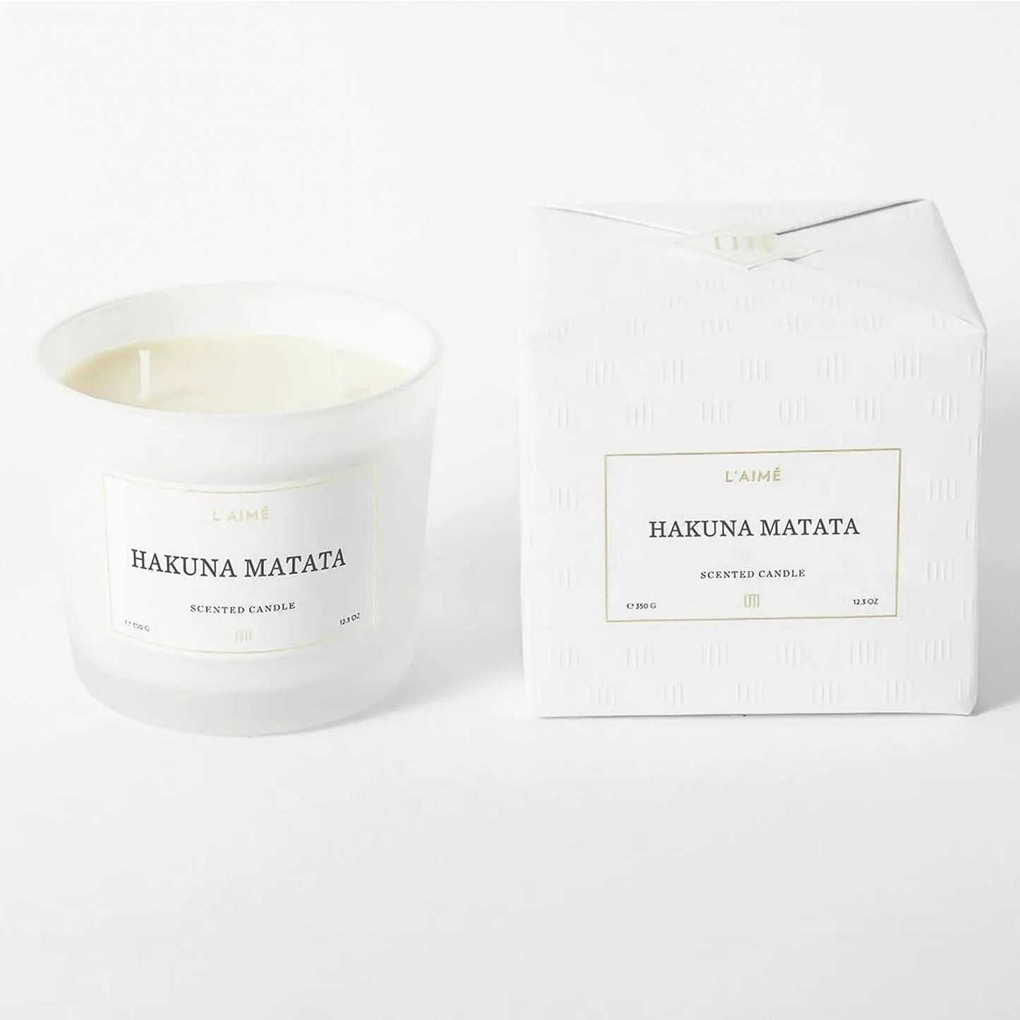 L'aime Scented Candles - Bois De Tonka Scent - 350g