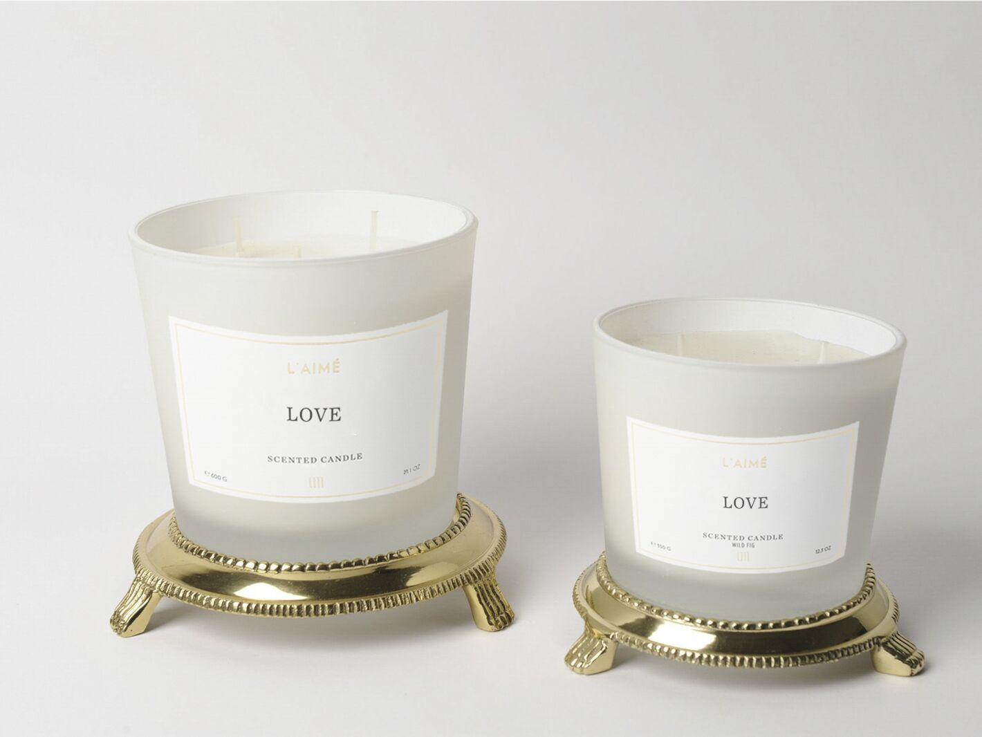 Large Brass Candle Stand