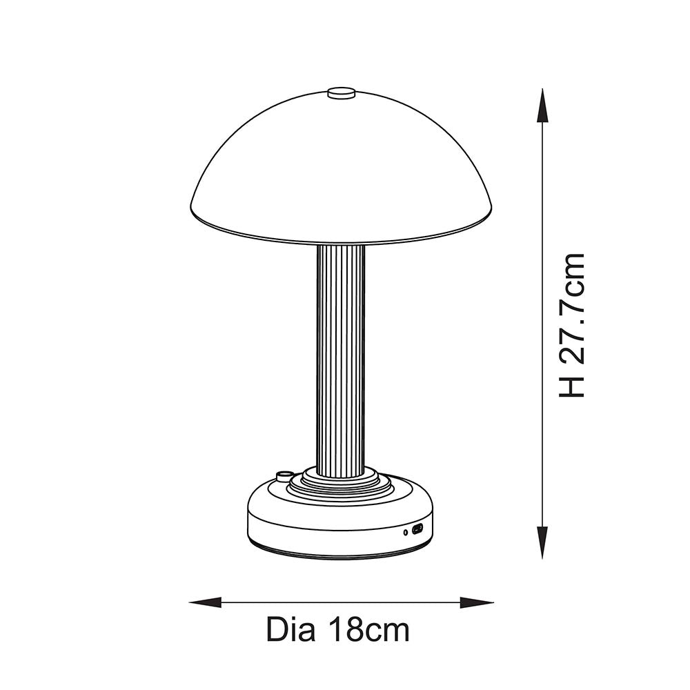 Bridport - Rechargeable Table Lamp