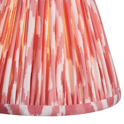 Ikat Tapered Shade - Coral Pink -16cm