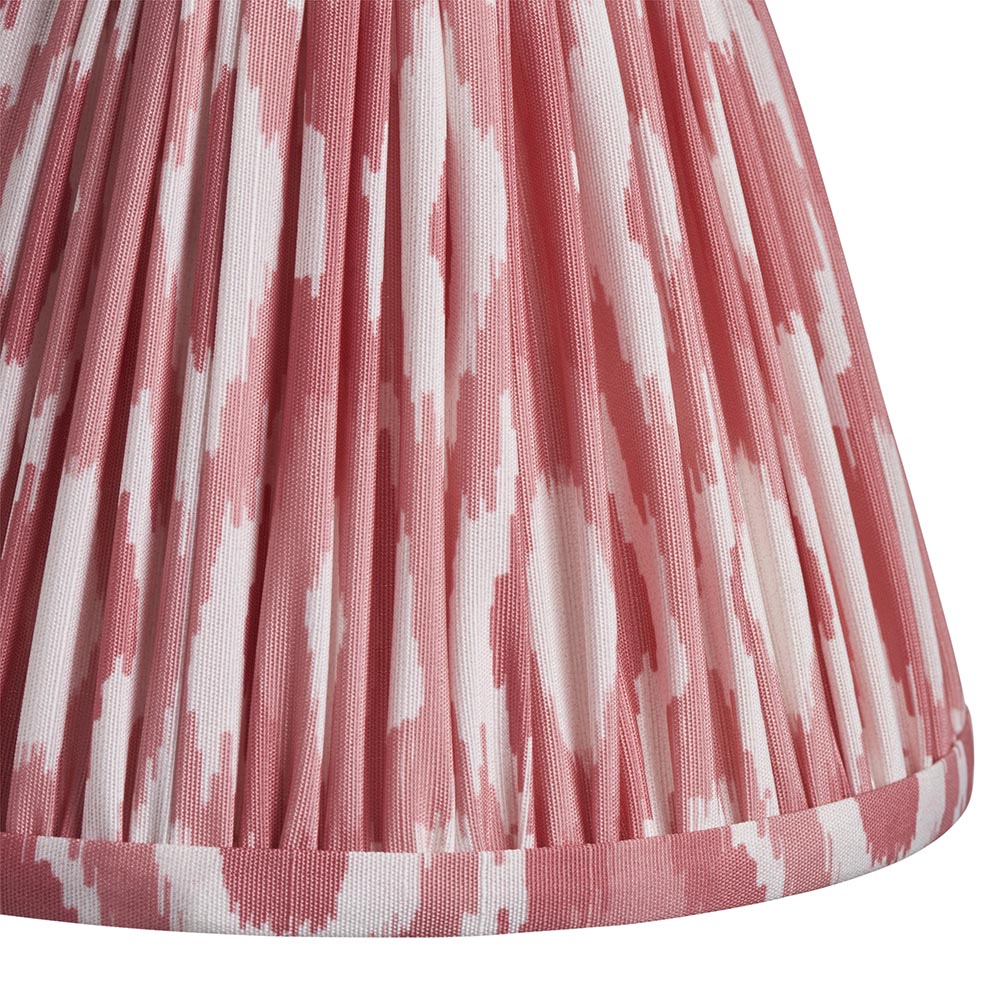 Ikat Tapered Shade - Coral Pink -16cm