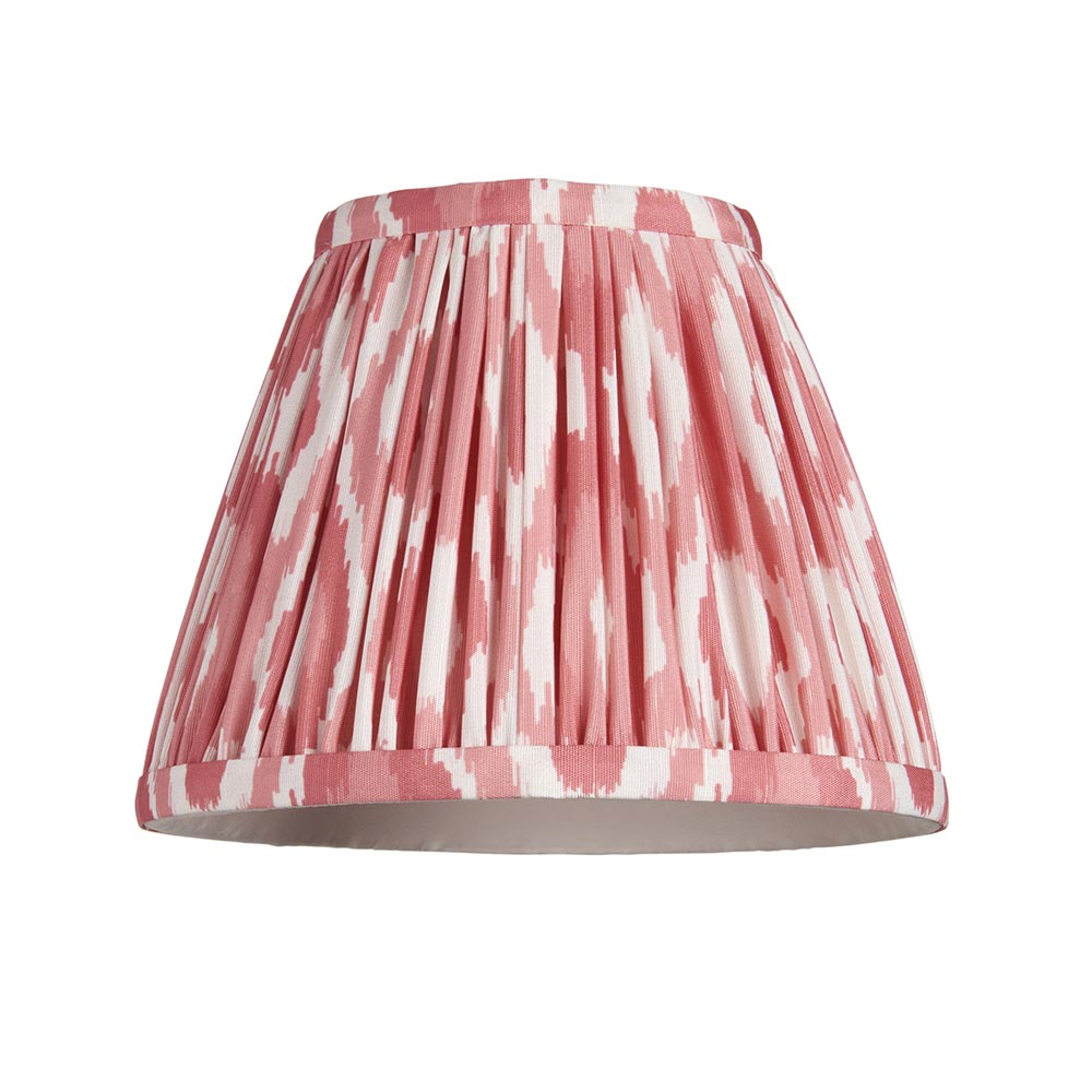 Ikat Tapered Shade - Coral Pink -16cm
