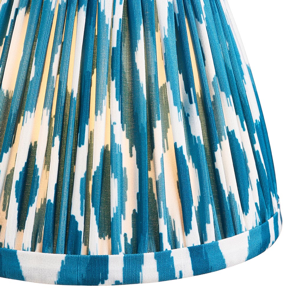Ikat Tapered Shade - Marlin Blue -16cm