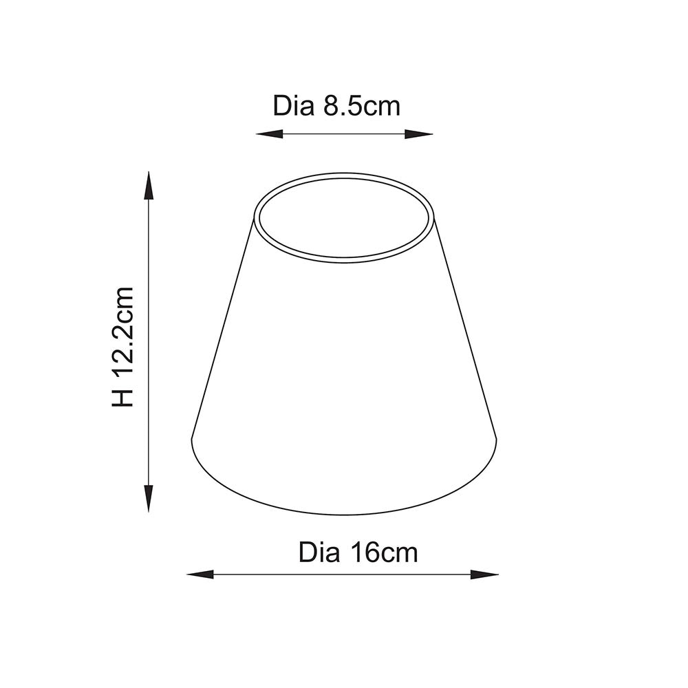 Ikat Tapered Shade - Neutral -16cm