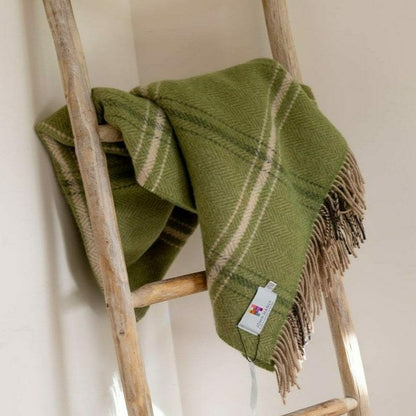 Cashmere Check Throw by John Hanly