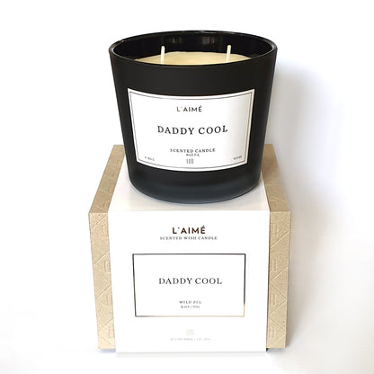 L'aime Scented Candle - Daddy Cool  -  Wild Fig Scent - 350g