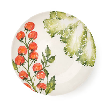 SERVING DISH LARGE VINE TOMATOES / LETTUCE