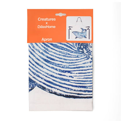 Creatures Whale Apron | 100% Cotton Apron | Kitchen Textiles