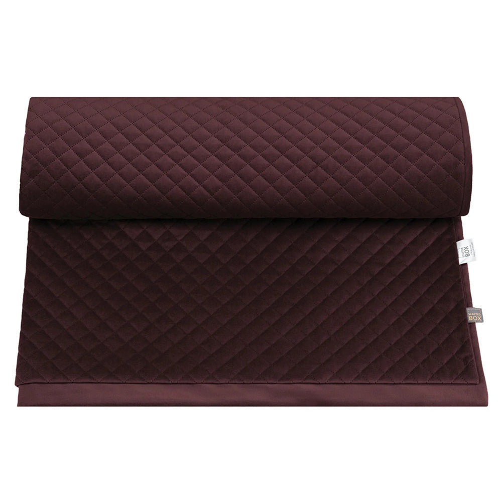 Erin Couch Throw - Aubergine
