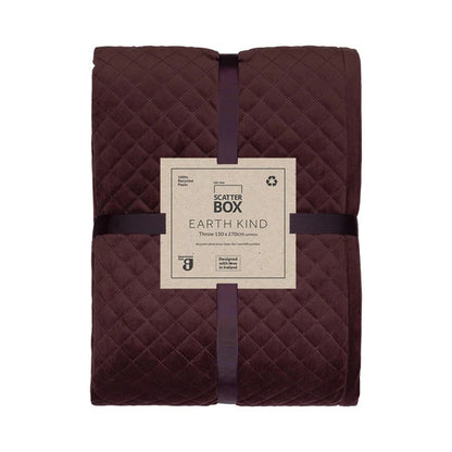 Erin Couch Throw - Aubergine