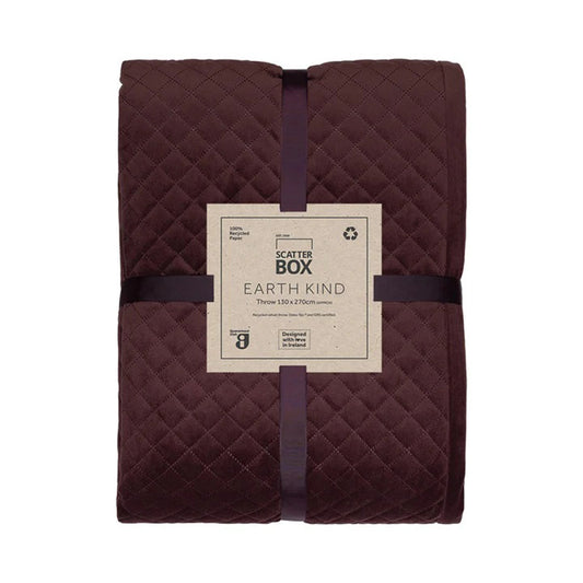 Erin Couch Throw - Aubergine