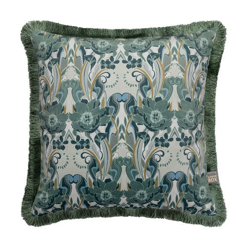 Noveau Green Cushion