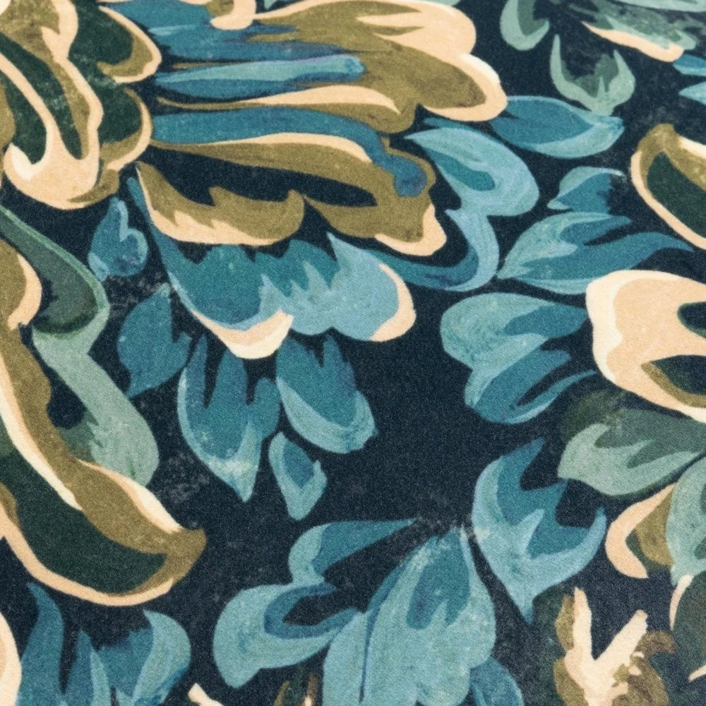 Cushion Vintage Leaf - Green -45x45cm