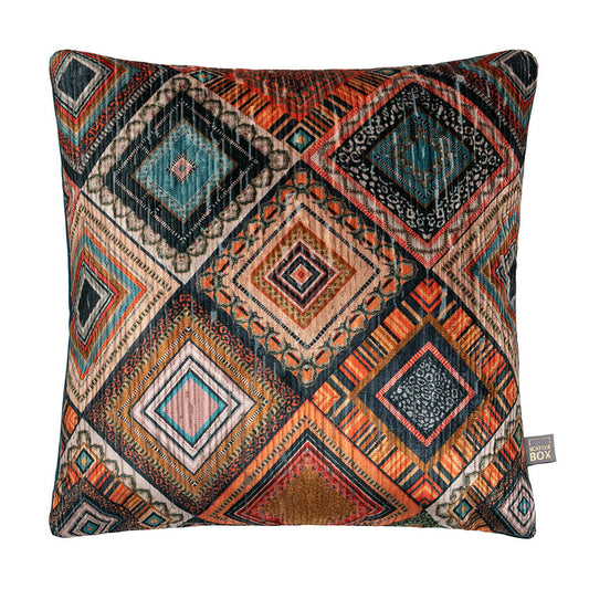 Cushion - Rio Teal/Orange - 43x43cm