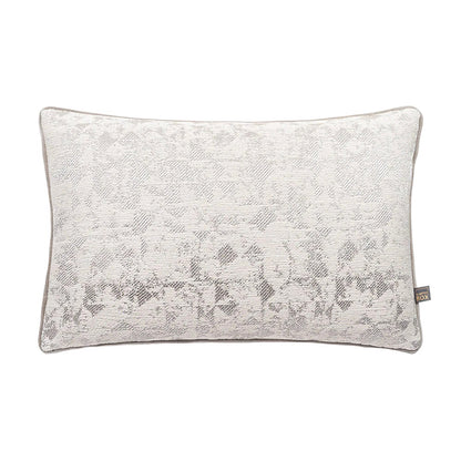 Joni-Cream/Silver Scatter Box Cushion