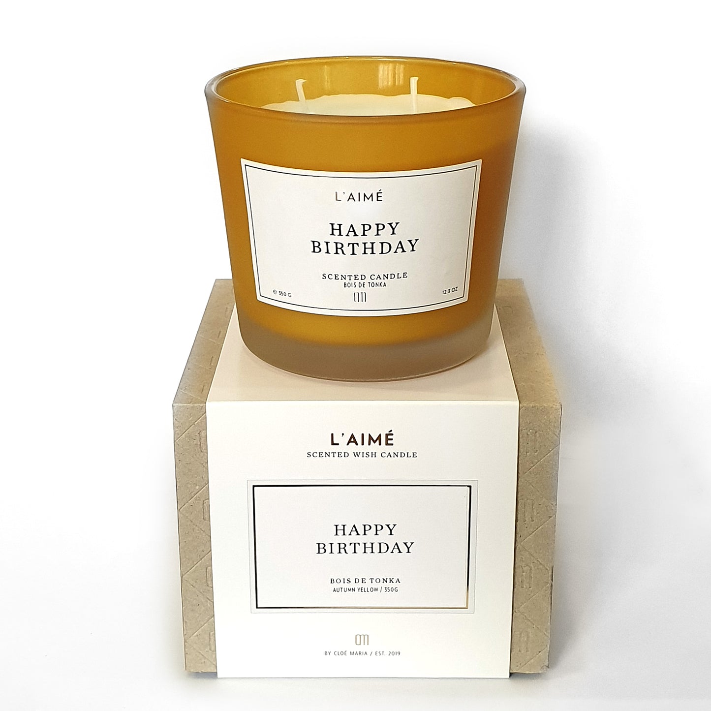 L'aime Scented Candle - "Happy Birthday"