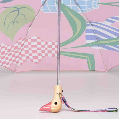 Back! Vases Print Compact Eco-Friendly Duckhead Umbrella