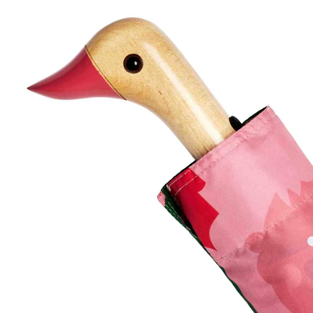 Back! Vases Print Compact Eco-Friendly Duckhead Umbrella