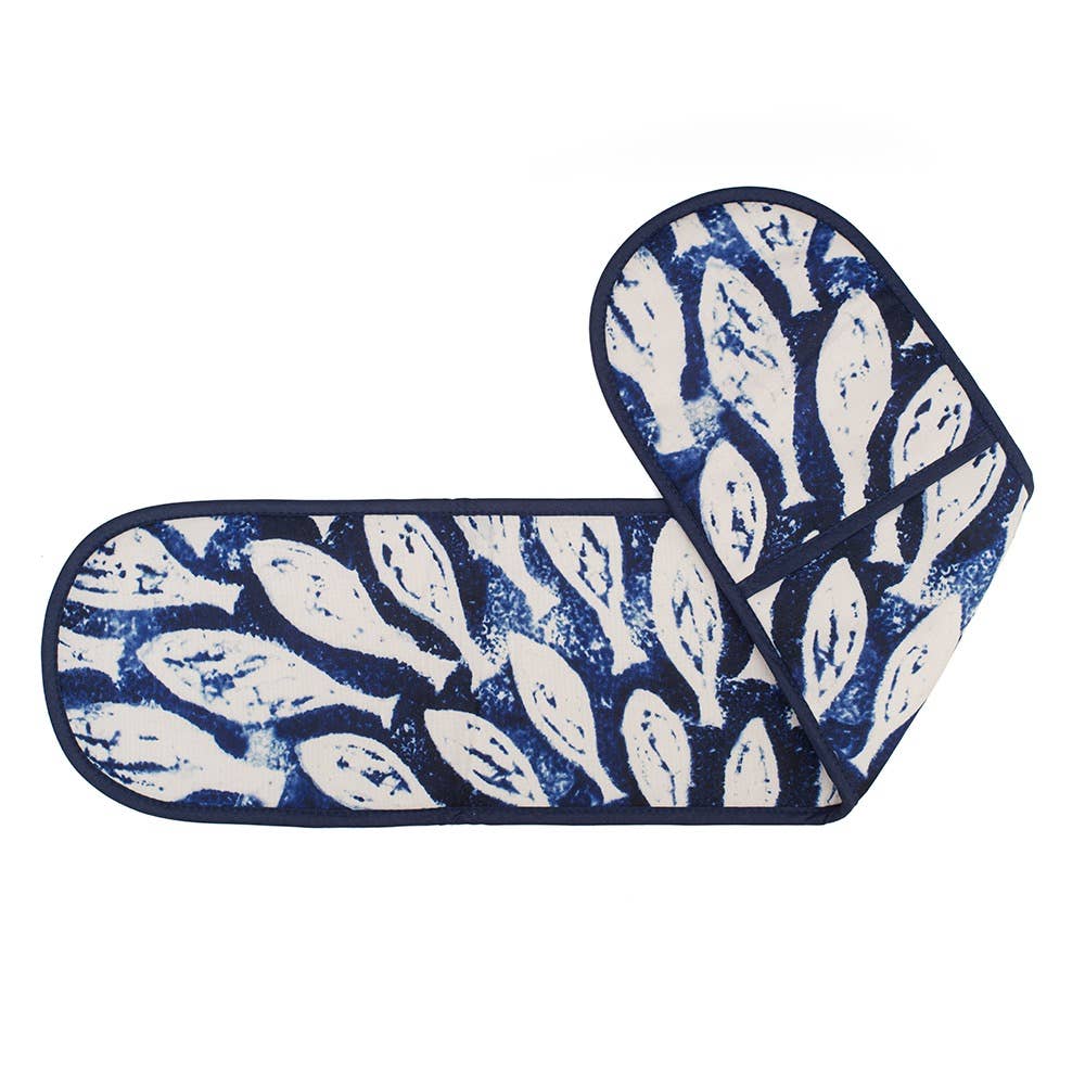 Creatures Shoal Fish Oven Gloves | Blue Fish Oven Mitts