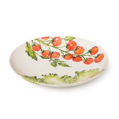 SERVING DISH LARGE VINE TOMATOES / LETTUCE
