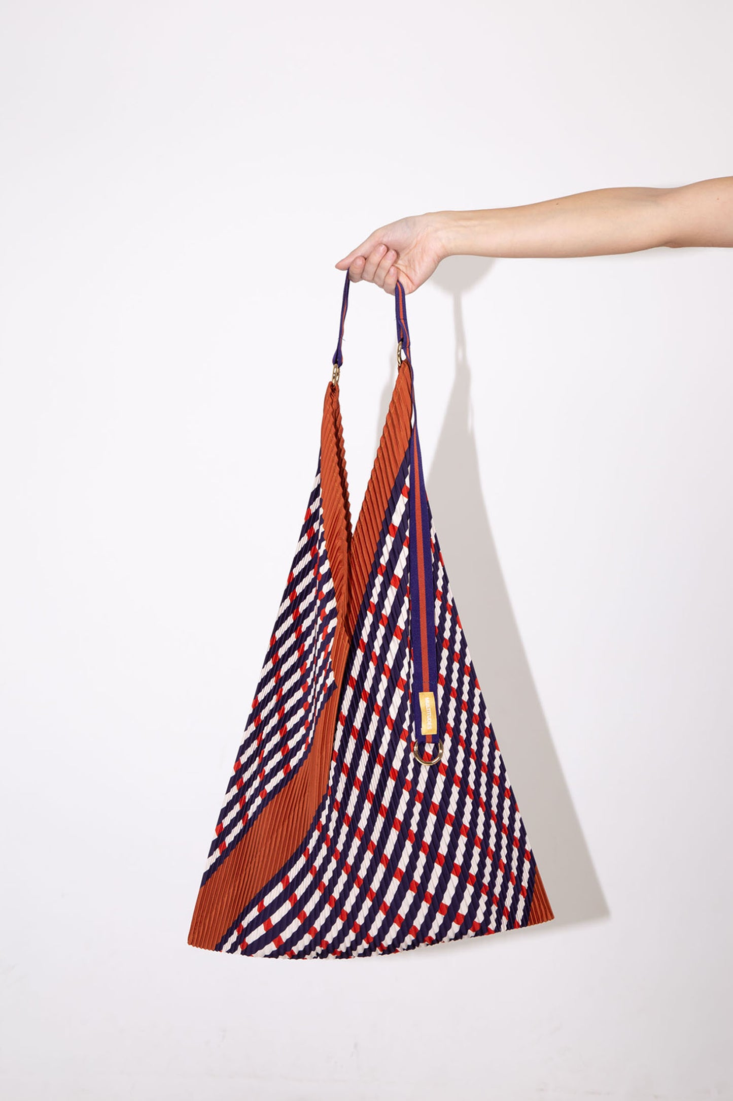 Pleated Y Bag Sophia Terracotta