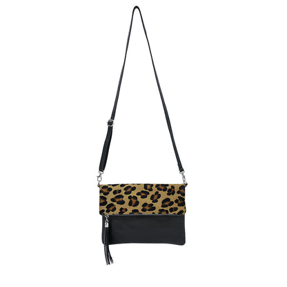 Foldover Bag - Leopard Print