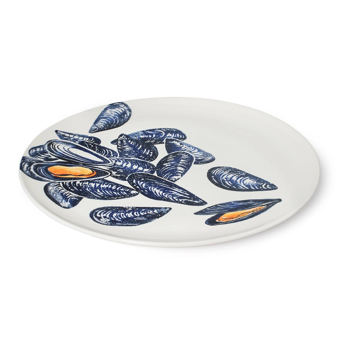 Platter Mussels | Round Ceramic Serving Platter