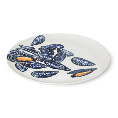 Platter Mussels | Round Ceramic Serving Platter