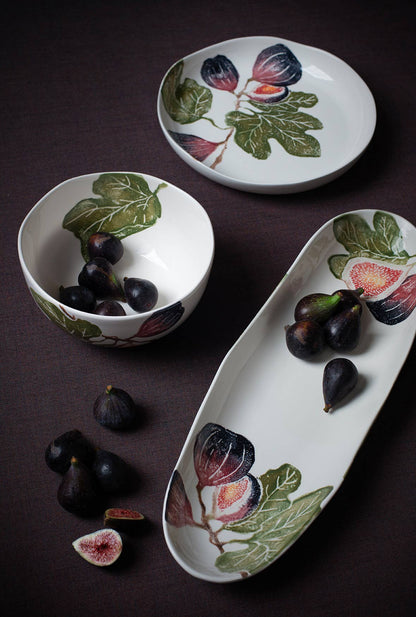 ROUND SHALLOW DISH FIG