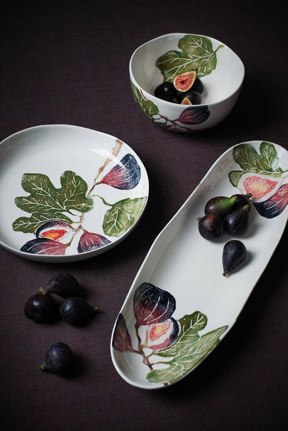 ROUND SHALLOW DISH FIG