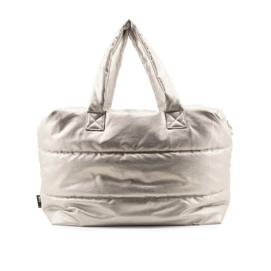 Camill Big Puffy Weekend Bag - Silvery by Tinne + Mia