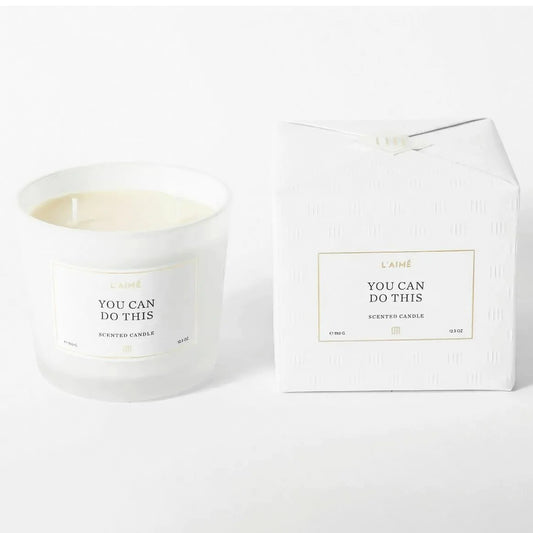 L'aime Scented Candles - "You Can Do This"